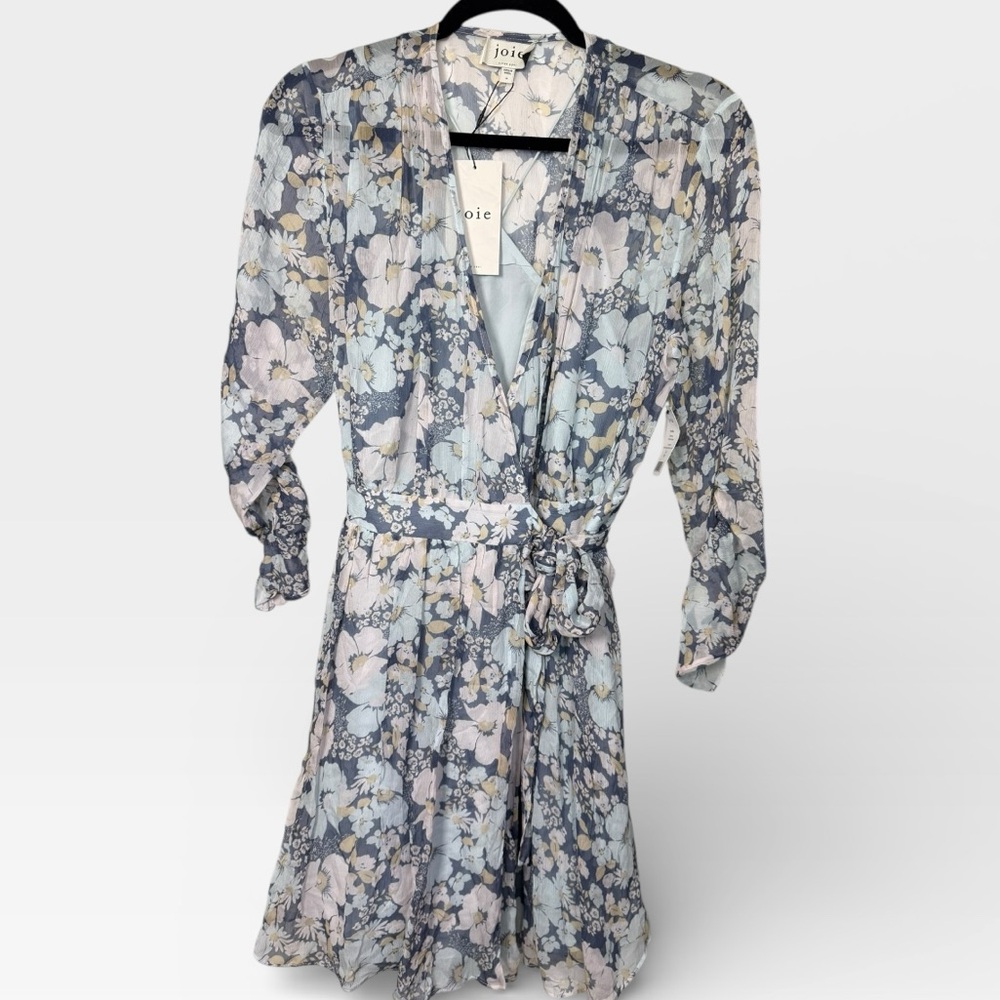 Joie Clara Midnight Blue Silk Dress - Picture 12 of 12